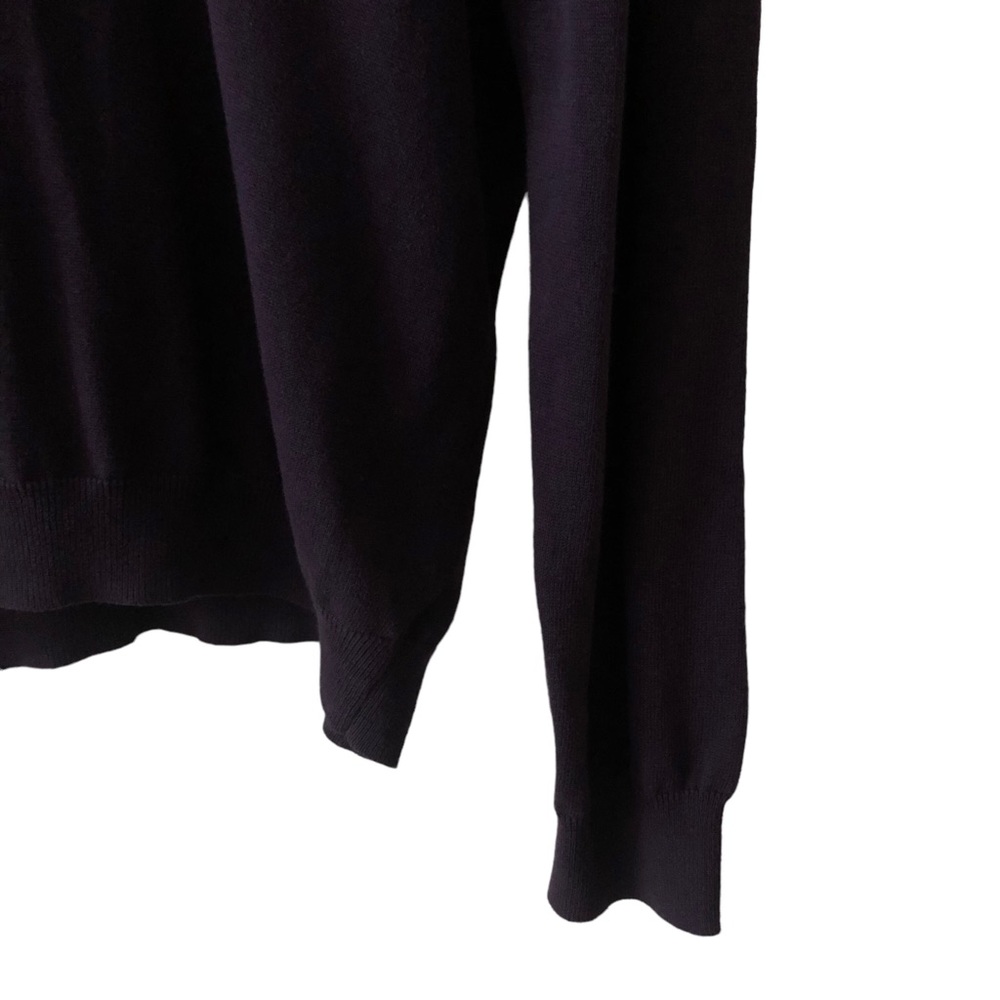 Vintage Perry Ellis Men’s Sweater - oversized purple black stripe pullover XL - Picture 6 of 8